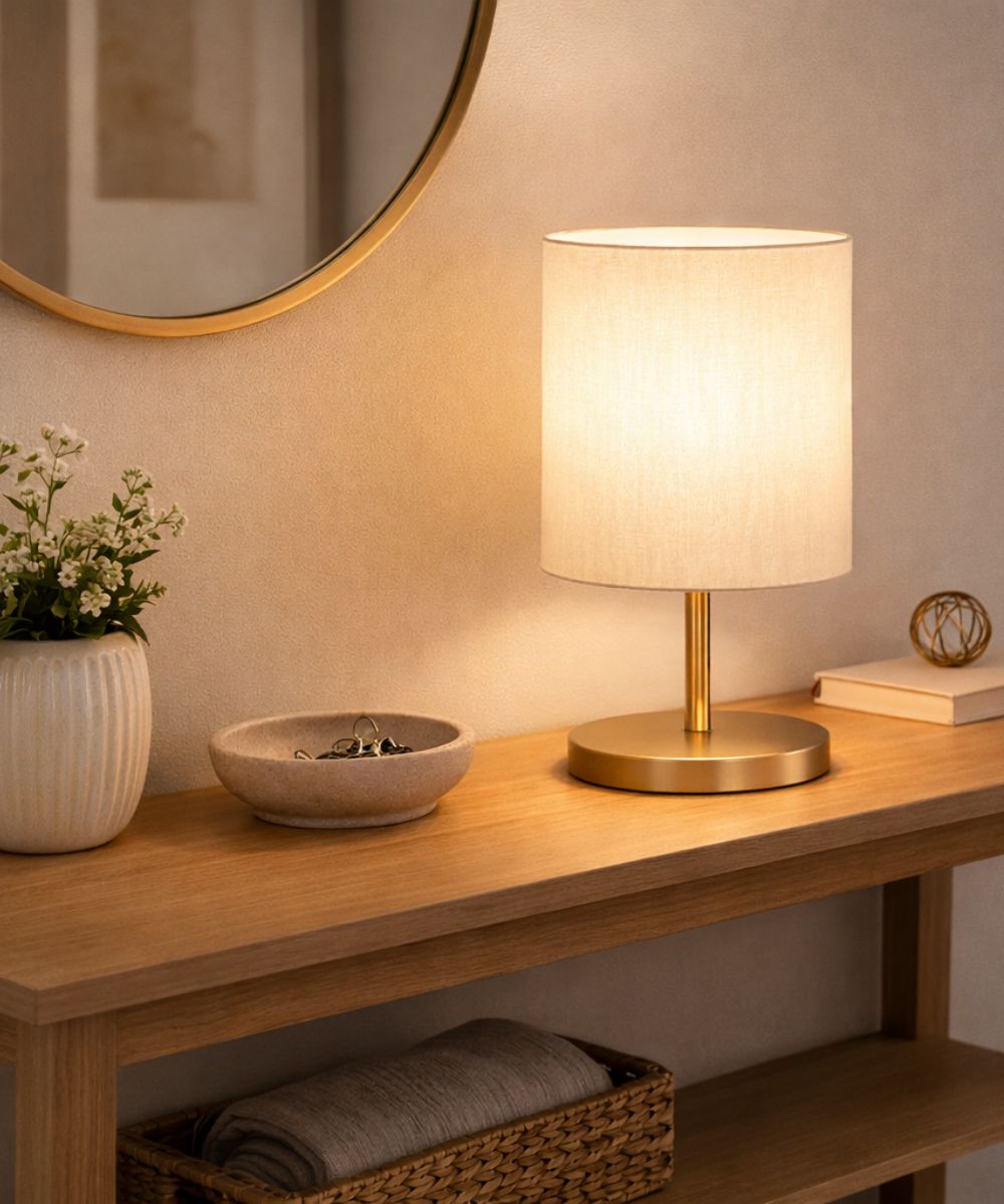 Abajur de Mesa Ravenna Base em Cerâmica Decorativo