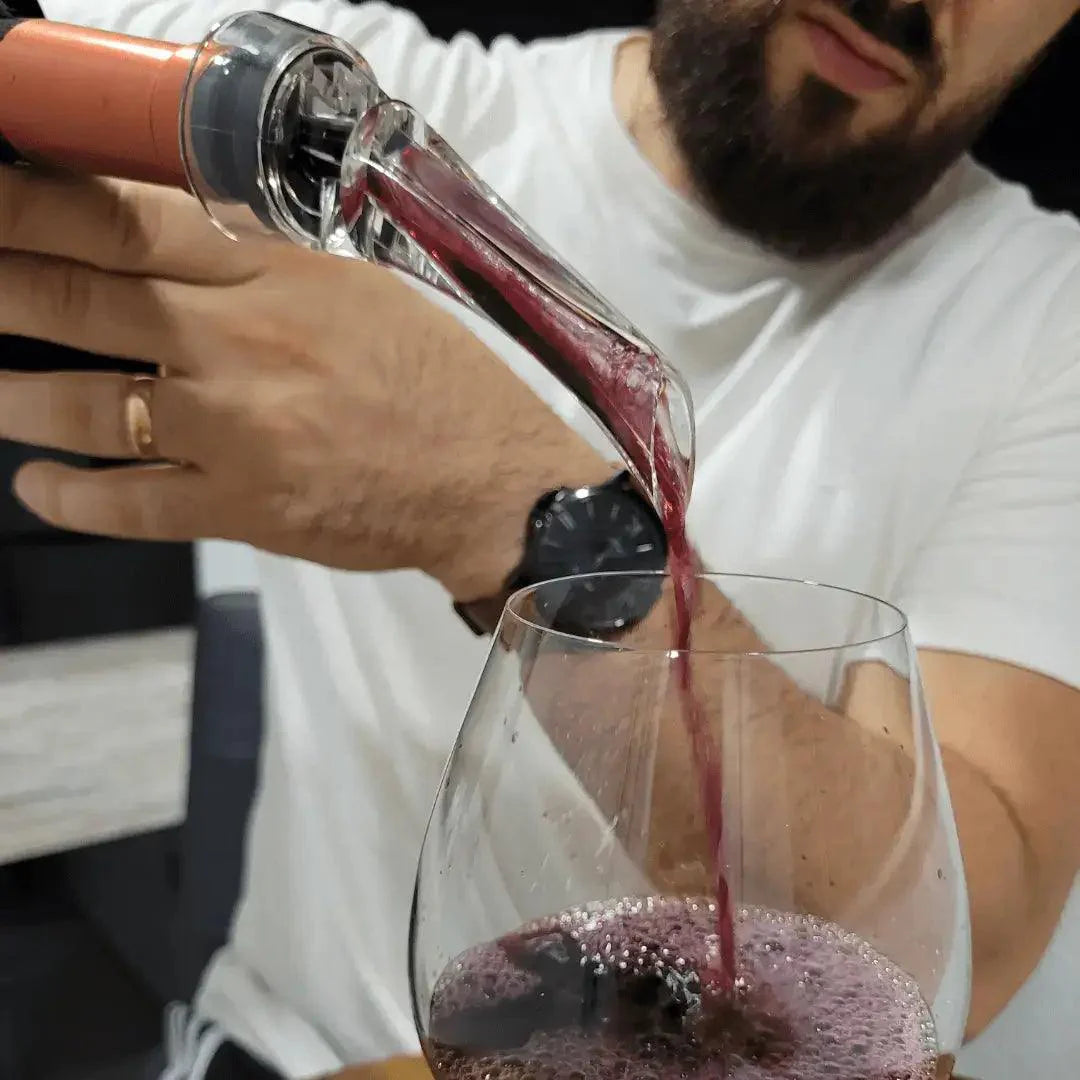 Aerador de Vinho Encaixe Direto na Garrafa Corta-Gotas