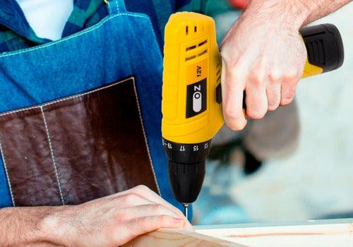 Parafusadeira Furadeira Bateria 12v Bivolt + Acessorios