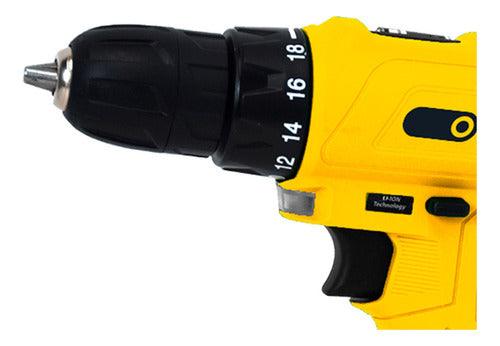 Parafusadeira Furadeira Bateria 12v Bivolt + Acessorios