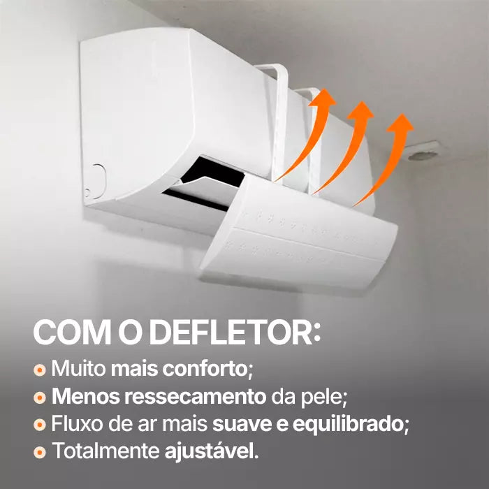 Defletor de Ar-Condicionado Split Universal Ajustável