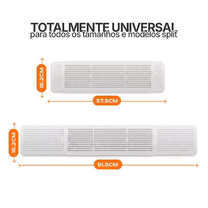 Defletor de Ar-Condicionado Split Universal Ajustável
