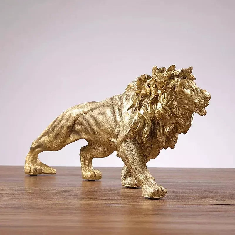 escultura-leão-dourado