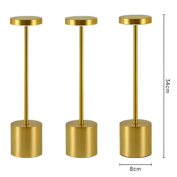Luminária de LED Portátil Touch Recarregável 3 Tons Lune - Desconto Progressivo