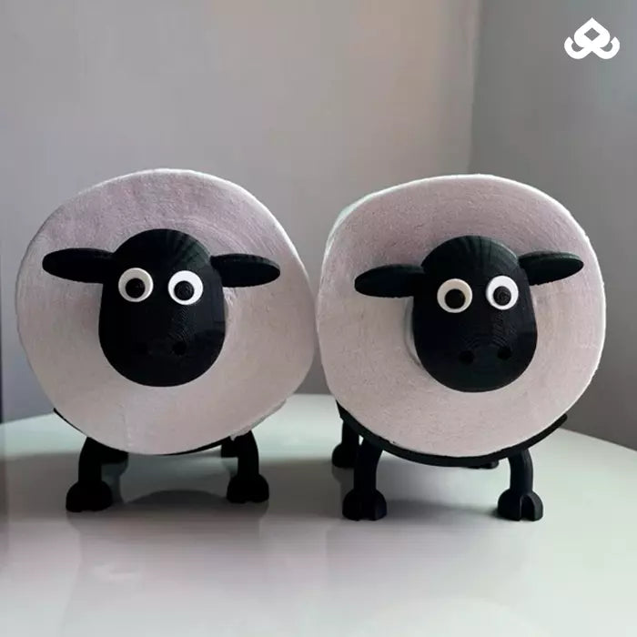 Suporte Decorativo de Ovelha para Papel Higiênico