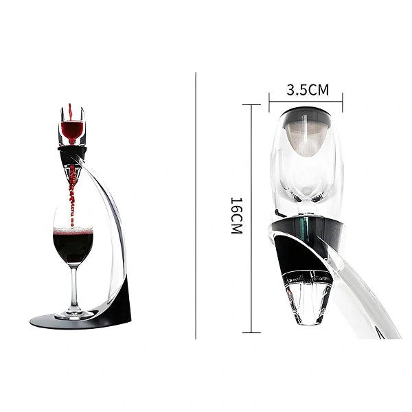Aerador de Vinho com Suporte Torre Decantadora Premium Altis