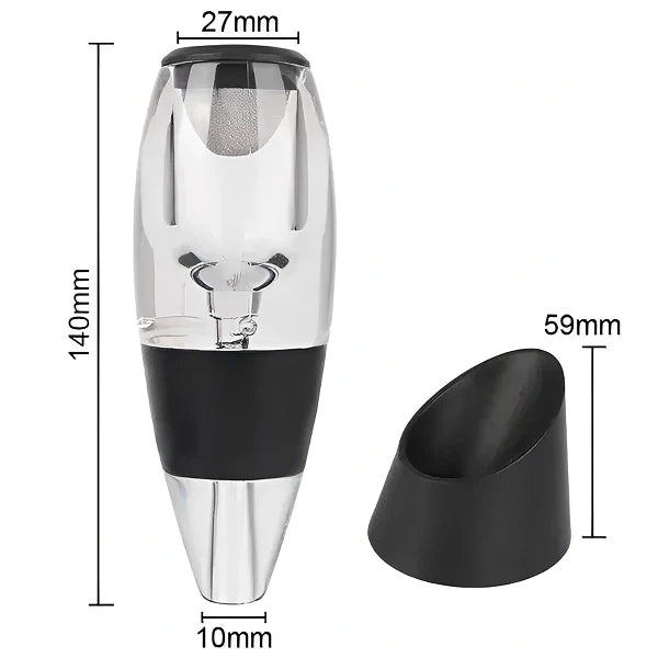 Aerador de Vinho Vello Design Sofisticado - Degustação Refinada