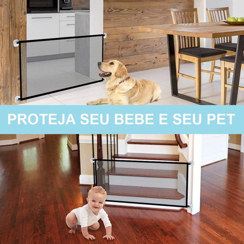 Grade Inteligente de Proteção para Cachorro - Tela Invisível