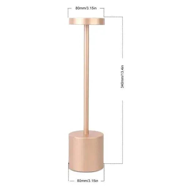 Luminária de LED Portátil Touch Recarregável 3 Tons Lune - Desconto Progressivo