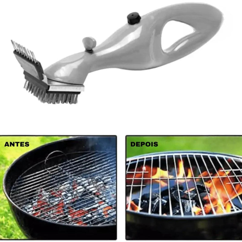 Brush Grill - Escova de Limpeza a Vapor Para Churrasqueira