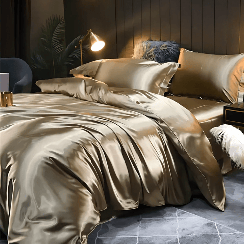 Conjunto de Cama de Luxo Seda Amoreira