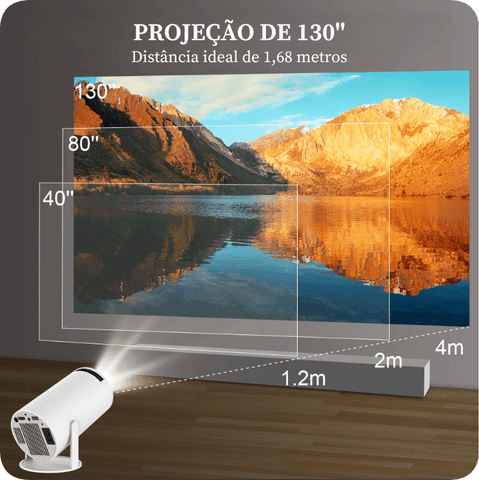 Projetor Portátil 4K ORIGINAL® - Yuzzi™