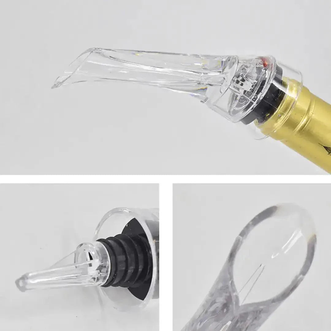 Aerador de Vinho Encaixe Direto na Garrafa Corta-Gotas
