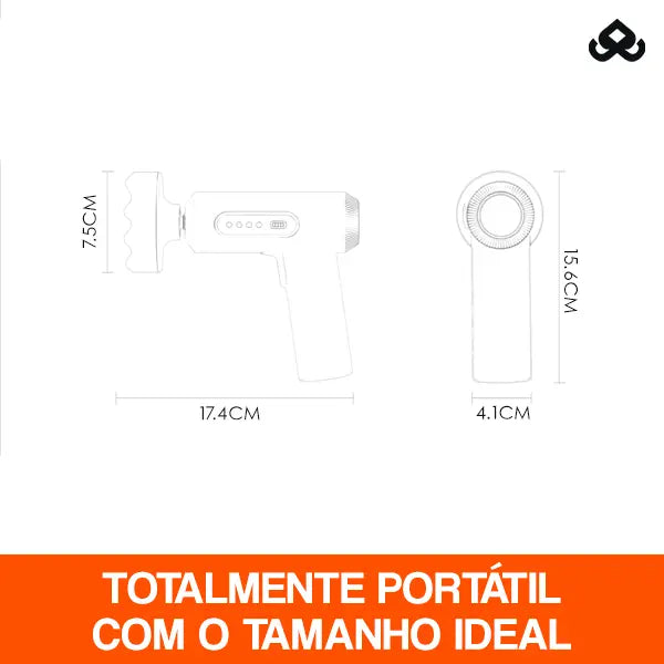 Politriz Profissional Portátil Sem Fio à Bateria + Kit de Polimento de Brinde - PoliMax™