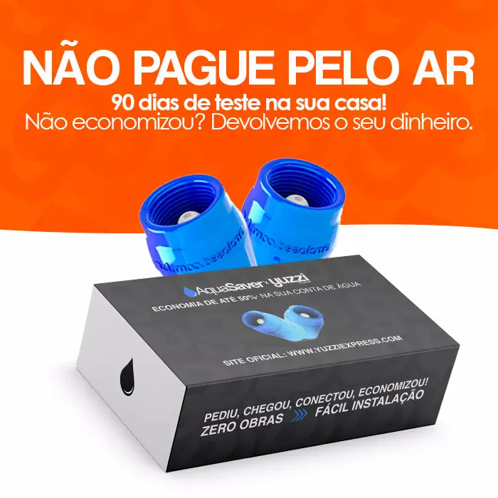 Bloqueador e Eliminador de Ar 3/4" para Economia de Água - AquaSaver™