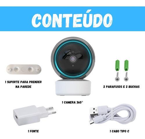 Câmera Inteligente Smart Wifi Alexa Tuya 1080p Smart Home