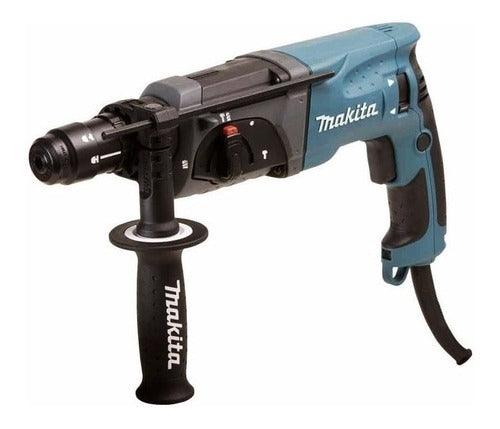 Martelete Makita HR2470 azul com 800W de potência 220V