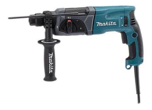 Martelete Makita HR2470 azul com 800W de potência 220V