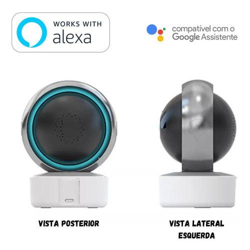 Câmera Inteligente Smart Wifi Alexa Tuya 1080p Smart Home