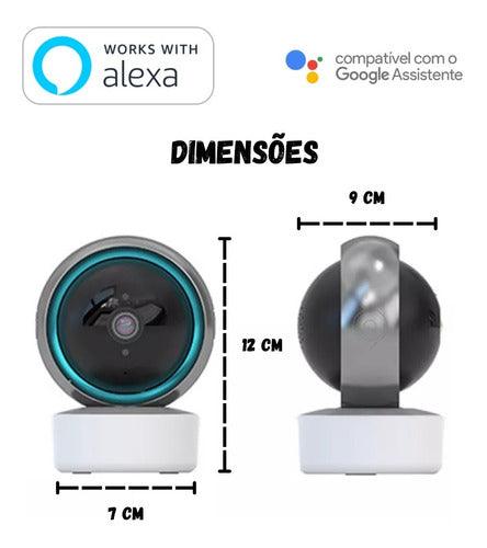 Câmera Inteligente Smart Wifi Alexa Tuya 1080p Smart Home