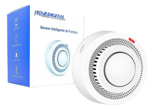 Detector Inteligente De Fumaça Wifi Alarme Sonoro Incendio