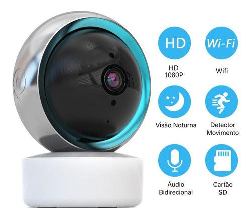 Câmera Inteligente Smart Wifi Alexa Tuya 1080p Smart Home