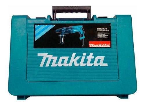 Martelete Makita HR2470 azul com 800W de potência 220V
