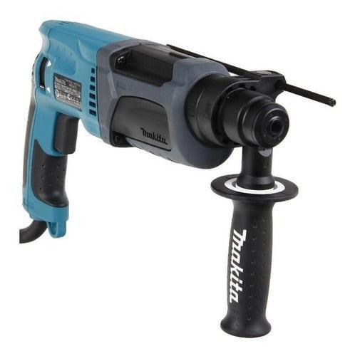 Martelete Makita HR2470 azul com 800W de potência 220V