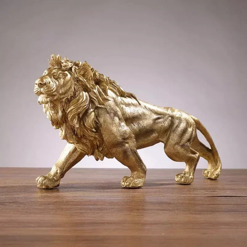 escultura-leão-dourado