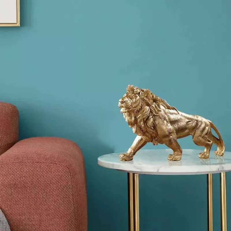 escultura-leão-dourado