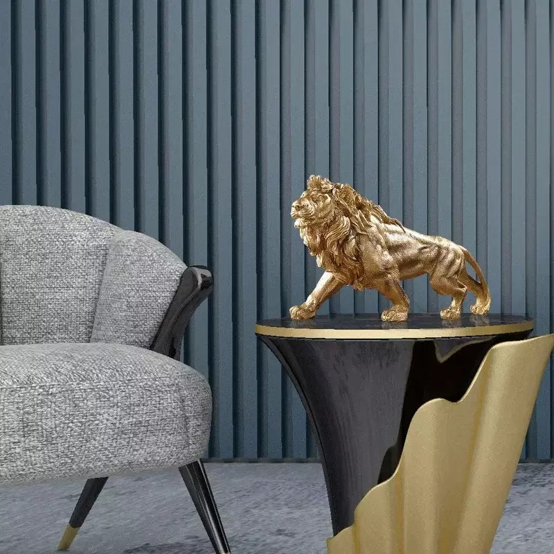 escultura-leão-dourado