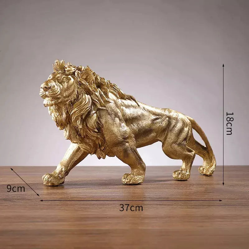 escultura-leão-dourado