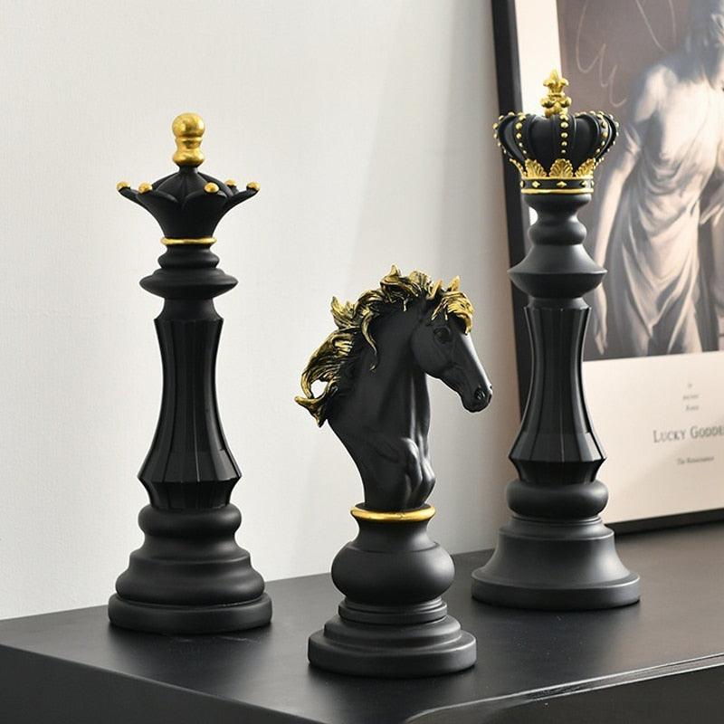 escultura-pecas-de-xadrez-conjunto-decorativo-3-pecas