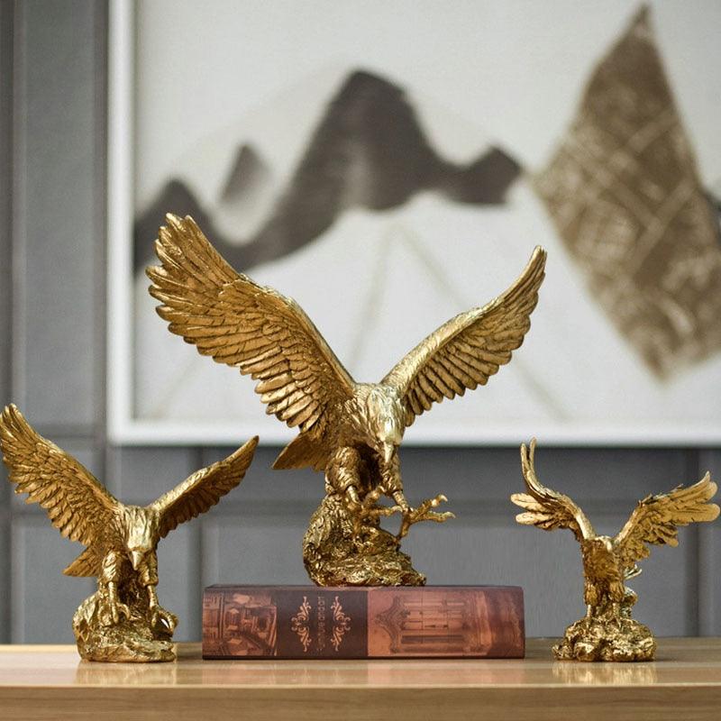 escultura-águia-real