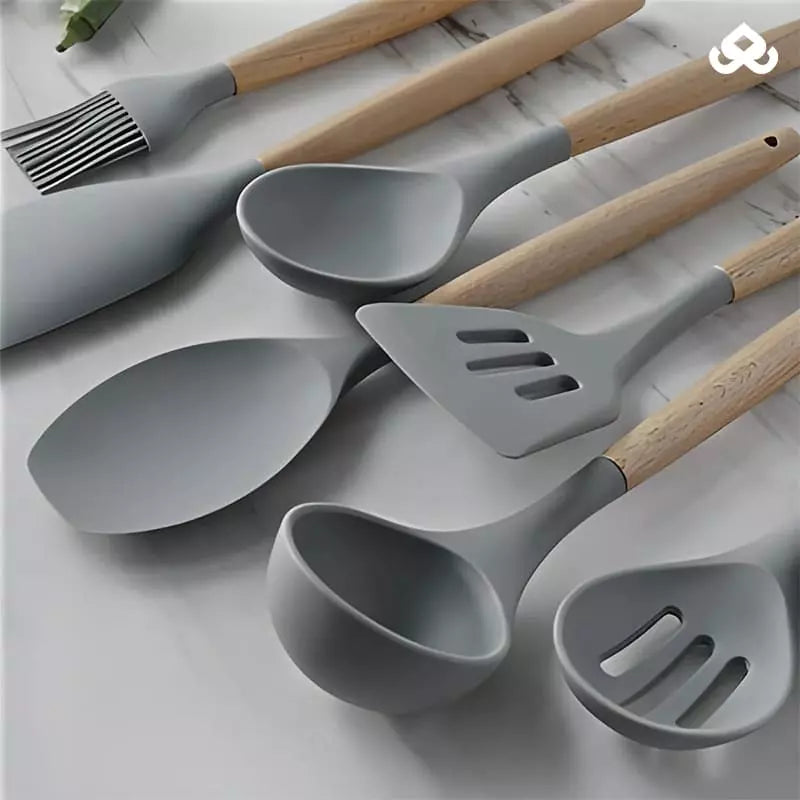 Kit de Utensílios de Luxo Completo para Cozinha com 19 Peças - DuCheff™