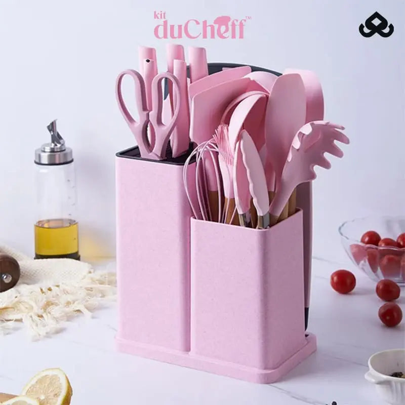 Kit de Utensílios de Luxo Completo para Cozinha com 19 Peças - DuCheff™