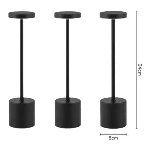 Luminária de LED Portátil Touch Recarregável 3 Tons Lune - Desconto Progressivo