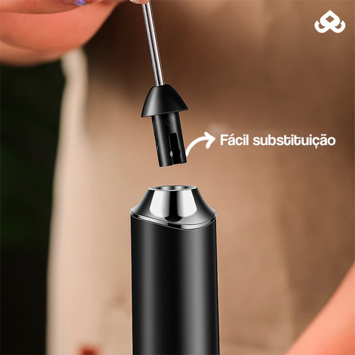 Mixer Batedor e Misturador Elétrico Portátil para Bebidas - CheffMix™