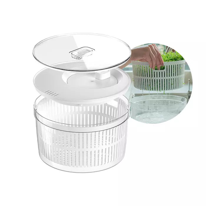 Secador de Saladas com Organizador 5,5L - Linha Clear Fresh Ou