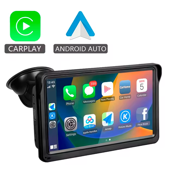 Tela Multimídia com CarPlay 7" - TouchMax™