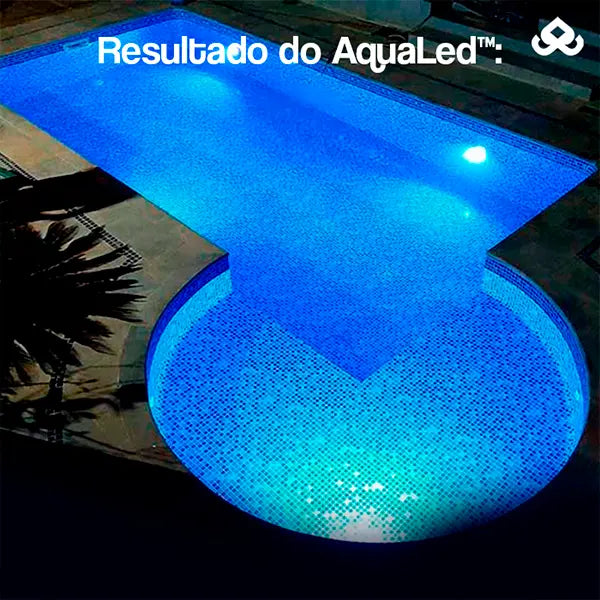 Kit de Luminárias para Piscina RGB Sem Fios com Controle Remoto - AquaLed™