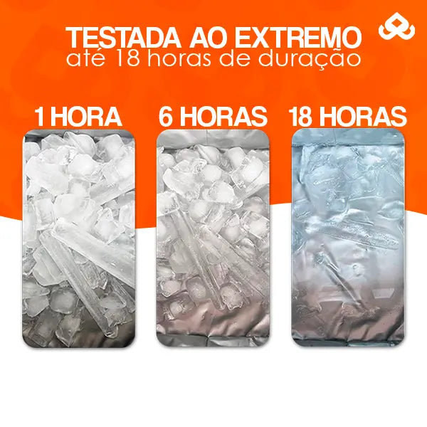 Mochila Cooler Térmica 23L Impermeável + Copo Térmico 500ML de Brinde - BagCooler™