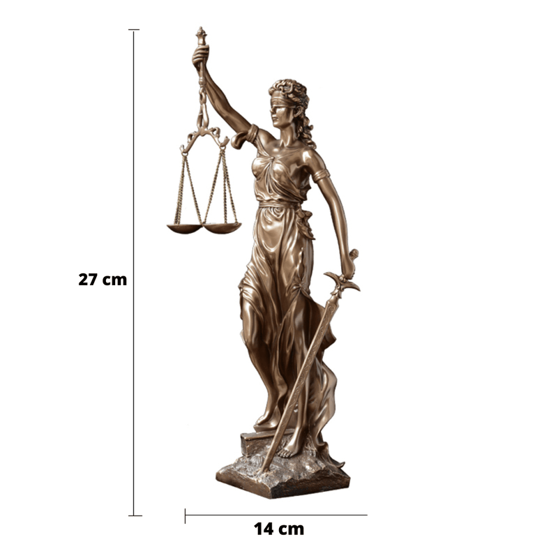 Escultura Themis Deusa da Justiça