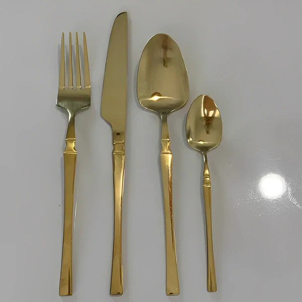 Jogo de Talheres Noble 24 Peças Aço Inox Espelhado Premium